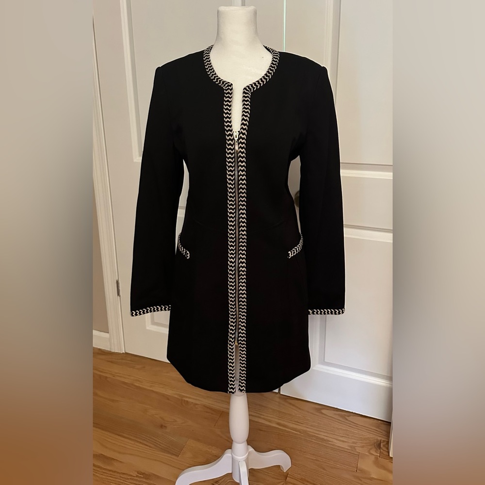 Insight New York black coat dress size 6 like new worn once